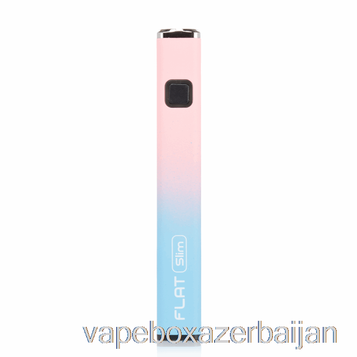 E-Juice Vape Yocan FLAT SLIM 350mAh Battery Blue Pink
